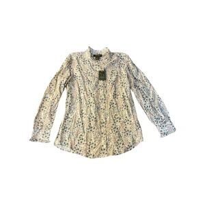 NWT Ariat Countryside Womens Size L Floral Print Long Sleeve Button Up Shirt Top